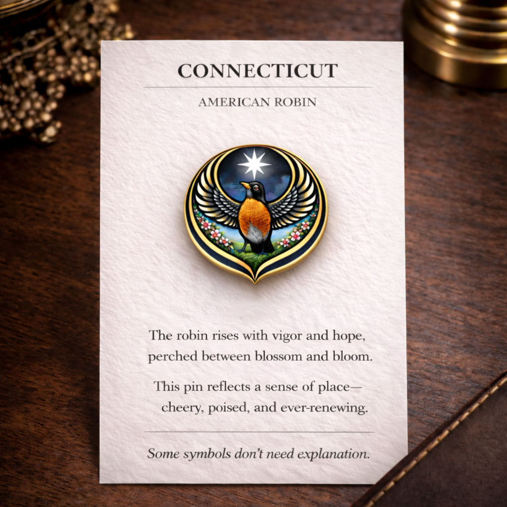 State Bird Pins Collection