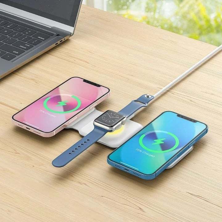 3 in 1 Portable Wireless Travel Charger