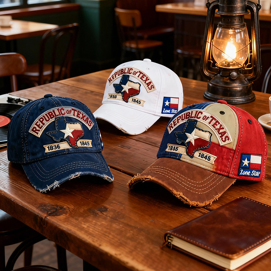 🔥LAST DAY 49% OFF -🤩"Lone Star Legacy" Texas Republic Cap