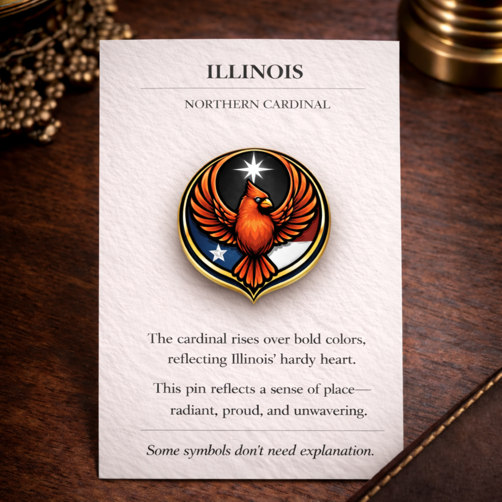 State Bird Pins Collection