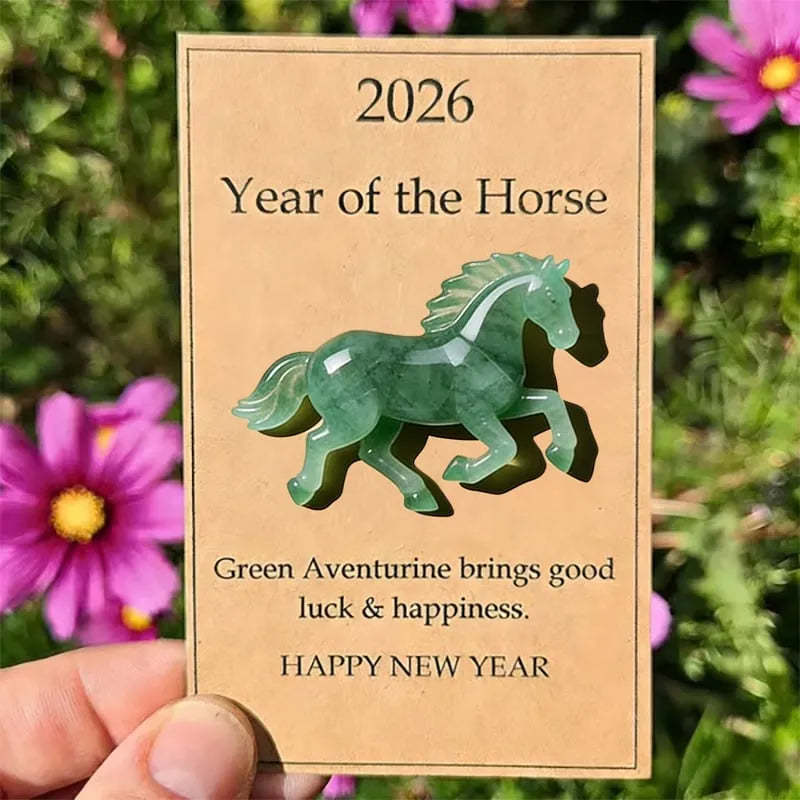 🔥Hot Sale 60% OFF!!⚡50K+ SOLD!✨🔥Lucky Crystal Horse Decoration — A Token of Strength and Fresh Starts (2026)🐎🍀