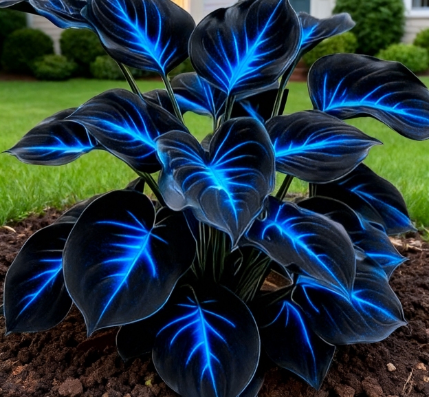 💥 2025 Hot New Release –Midnight Aurora Hosta, The Plant That Glows at Night 🌌