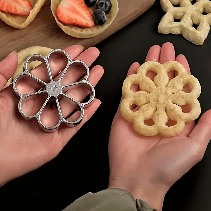 🔥LAST DAY 49% OFF - Nordic-Style Rosettes & Timbale Pastry Mold Set
