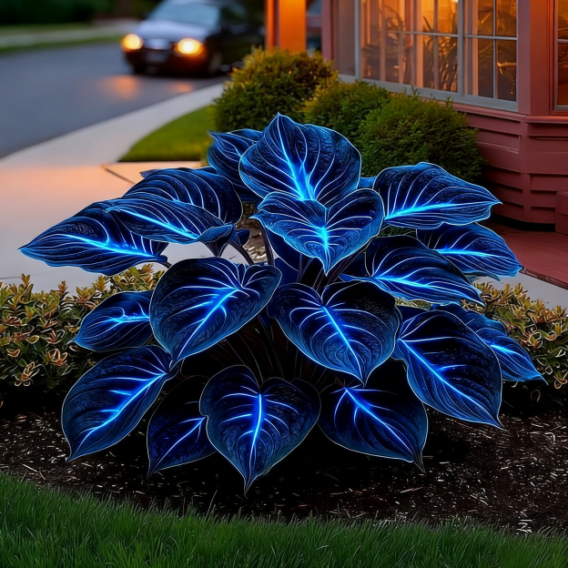 💥 2025 Hot New Release –Midnight Aurora Hosta, The Plant That Glows at Night 🌌