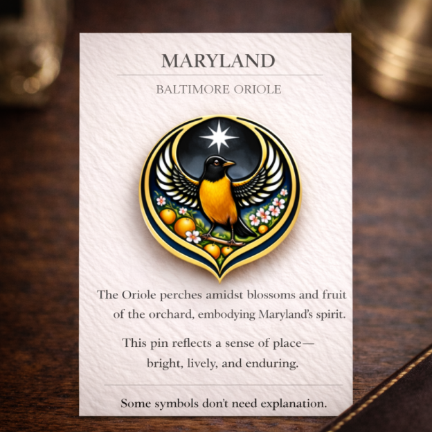 State Bird Pins Collection