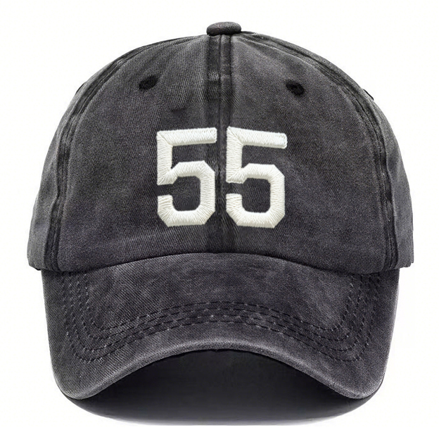  1955 WASHED BALLCAP_black