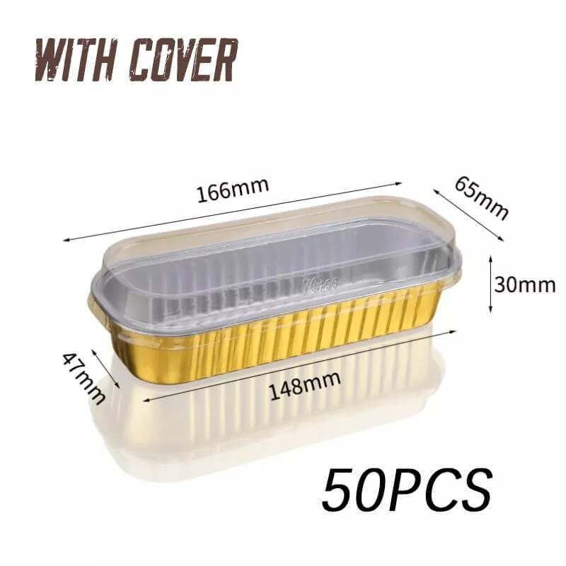 Aluminum Foil Mini Pans🍗Barbecue🍰Bake🍳Air fryer
