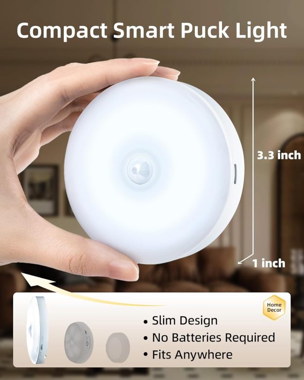 🎉Monthly Special 49% Off💥🔥Rechargeable Puck Lights with Remote