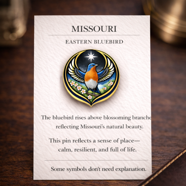 State Bird Pins Collection