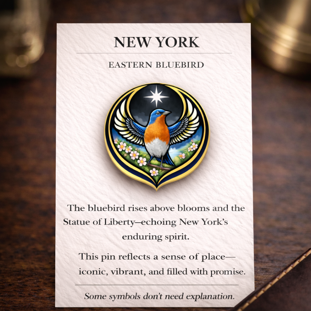 State Bird Pins Collection