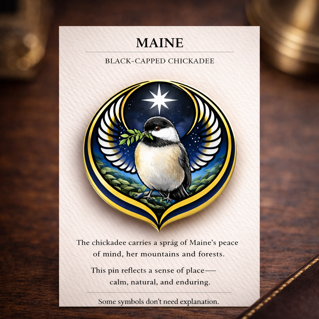 State Bird Pins Collection