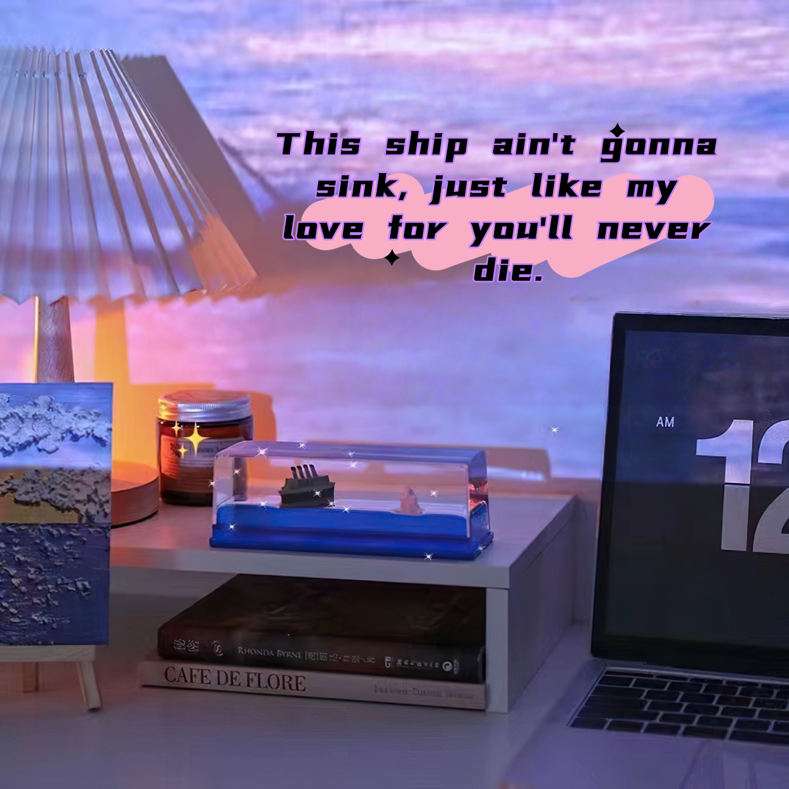 For our love/ friendship - an unending ship