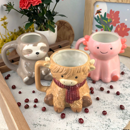 Creative Ceramic 3D Animal Mug