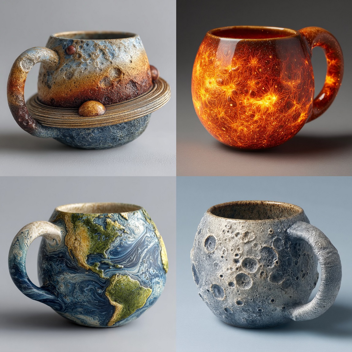🪐Planetary Mug Collection - Cosmic Ceramic Cups