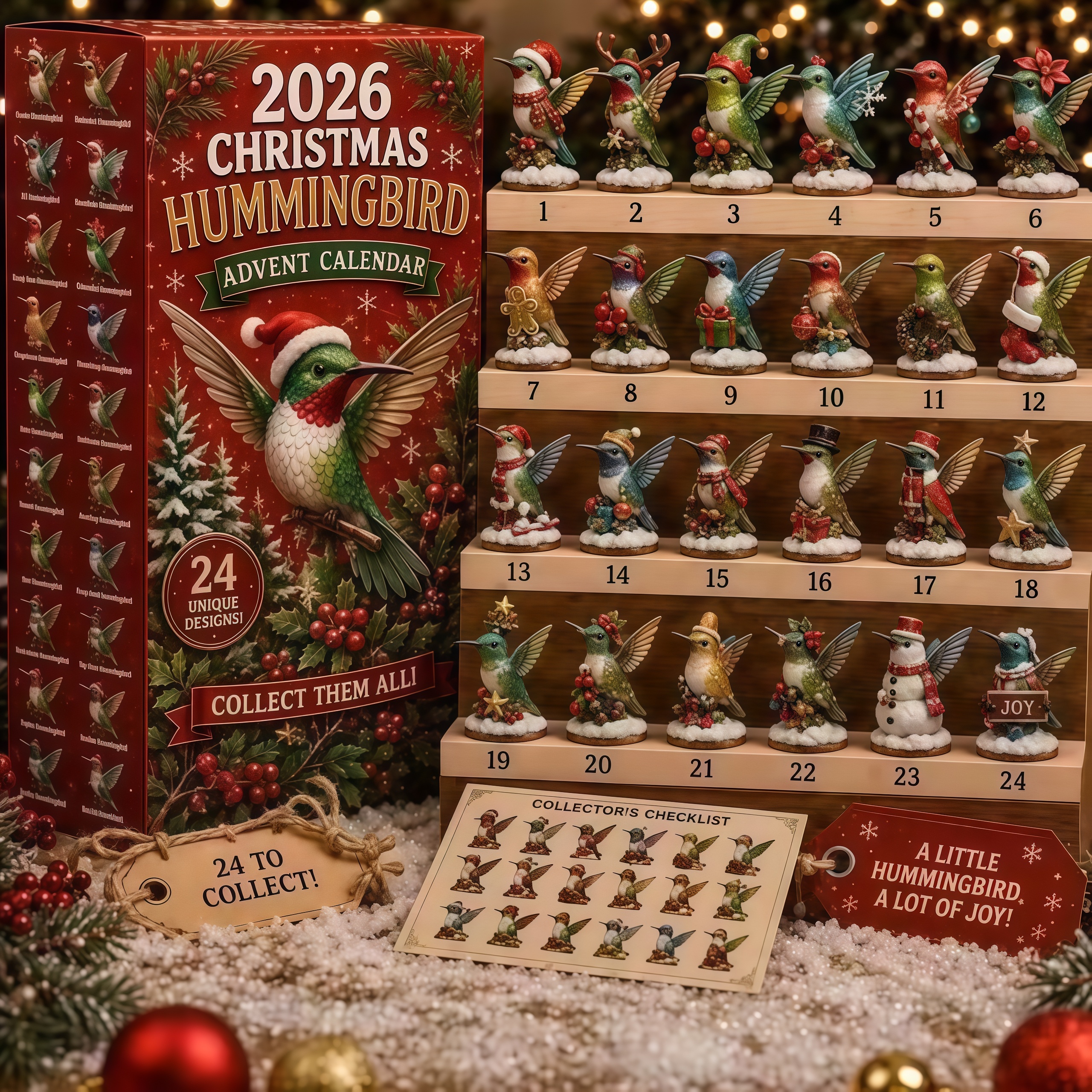 ✨24-Day Christmas Countdown Advent Calendar – Moments to Remember