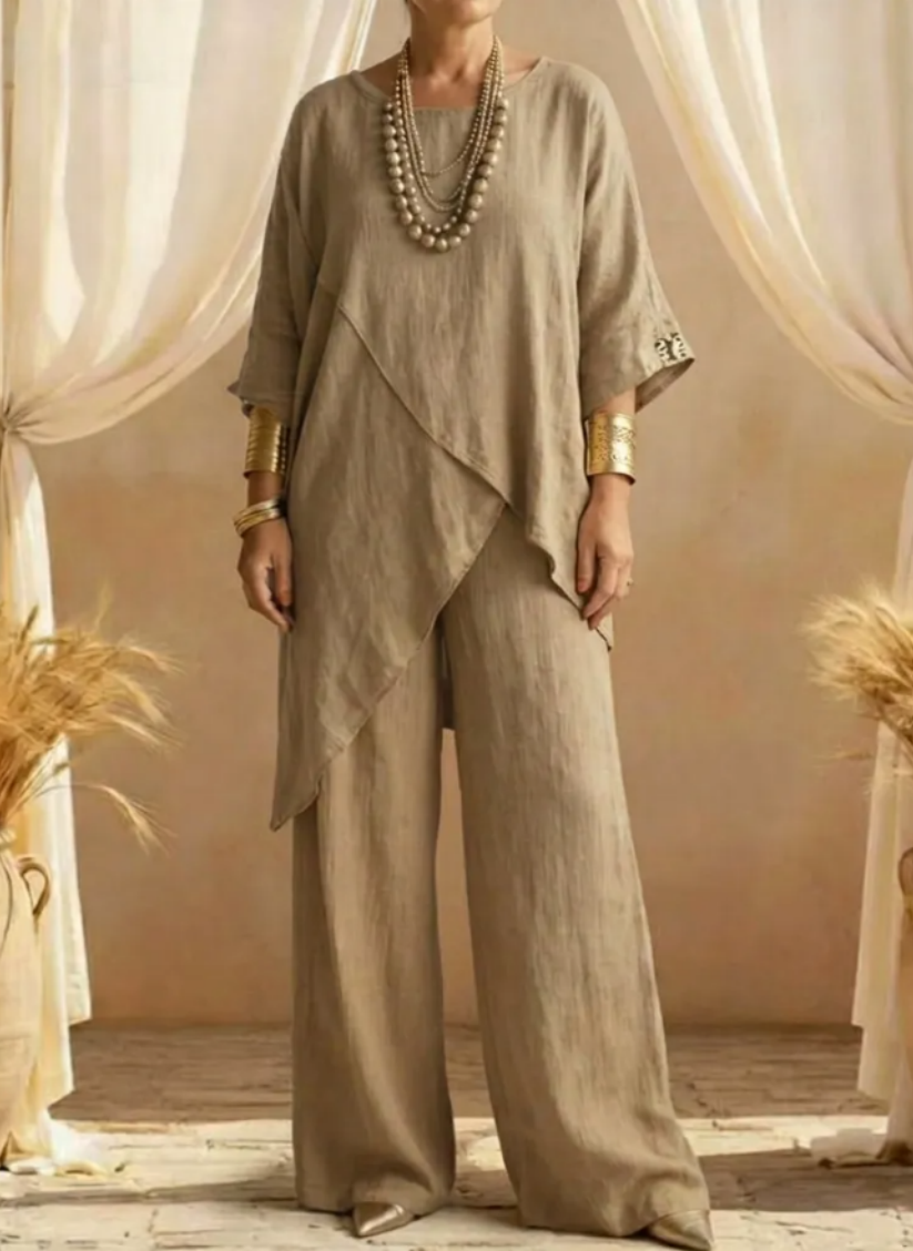 Sofienne – Asymmetrical Two Piece Set for Women