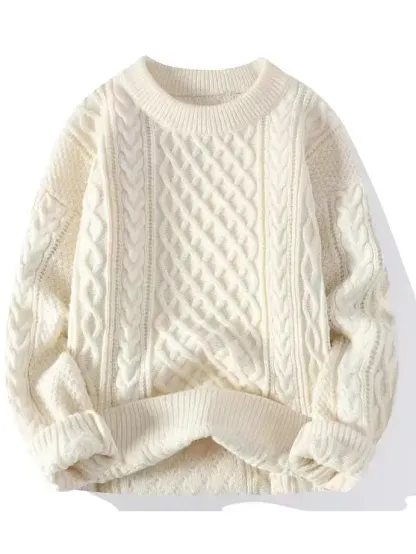 🎄 Clearance Sale 🔥 100% Premium Cashmere Men's Sweater — Classic and Timeless Style