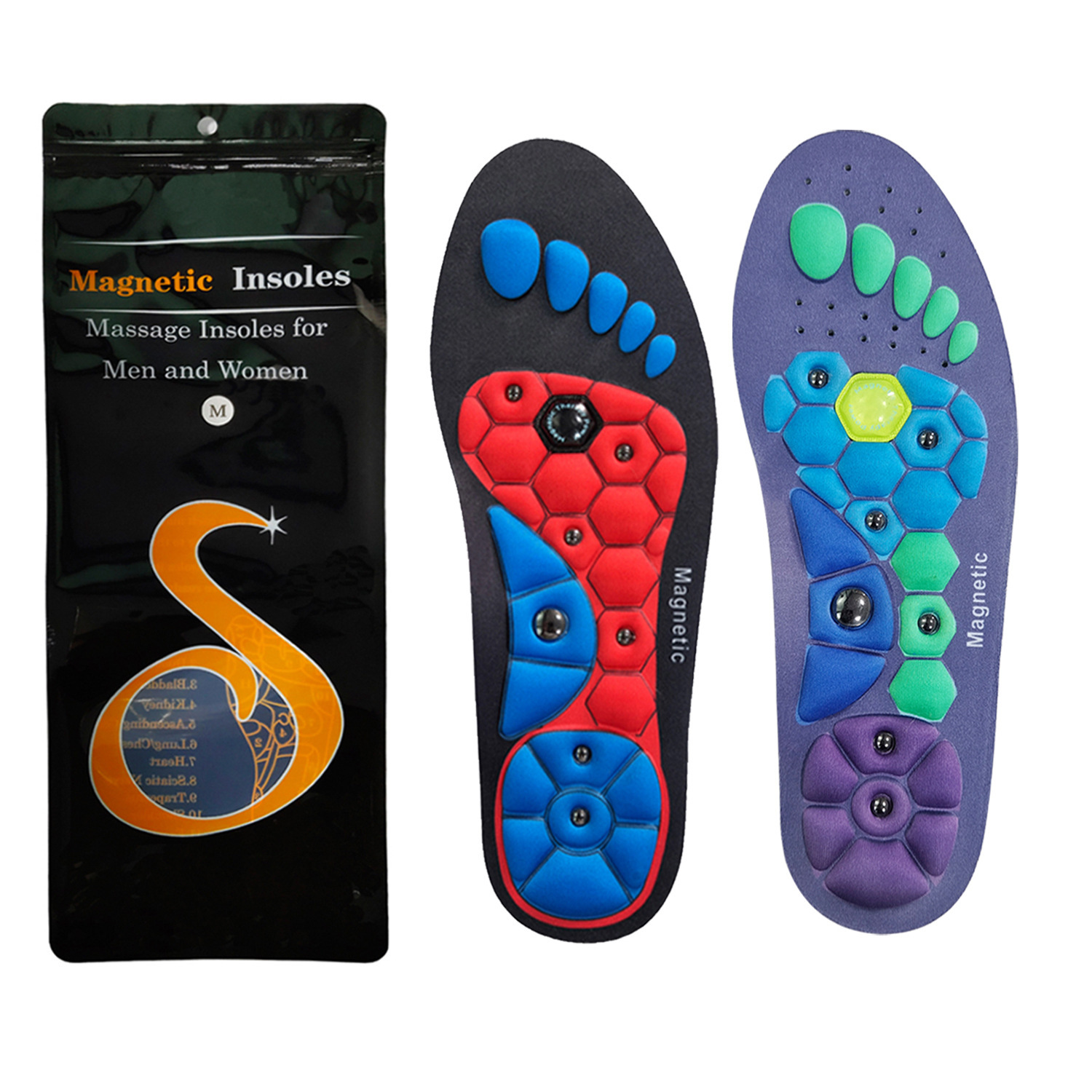 Pain Relief Orthotic Insoles – Honeycomb Gel Support for Arch, Heel & 