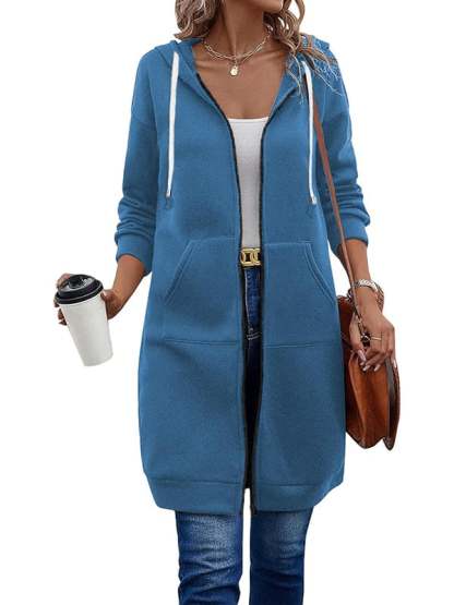 Women Casual Zip up Hoodies