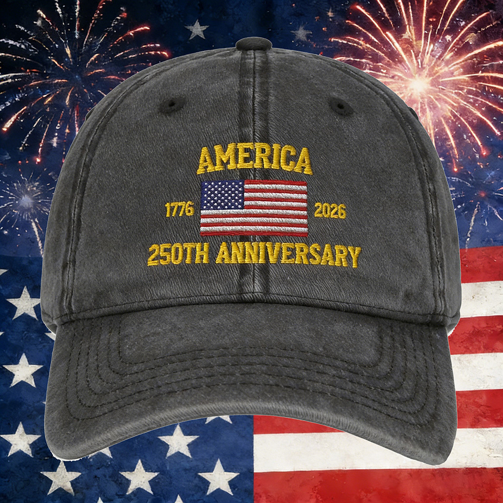 America 250th Anniversary Vintage Cotton Twill Cap