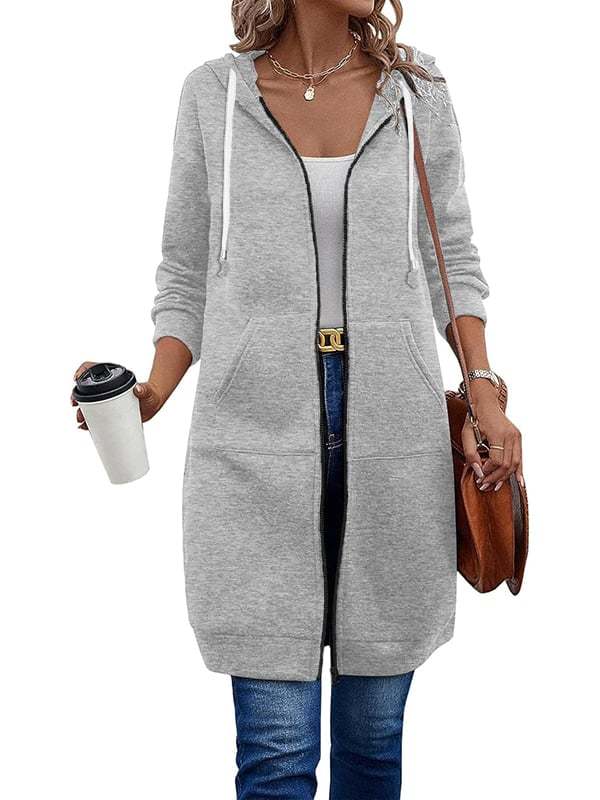 Women Casual Zip up Hoodies