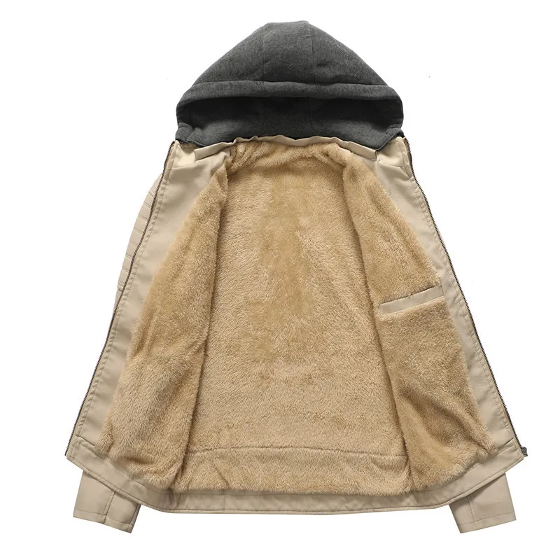 FREE SHIPPING - Rexton Hooded Leather Jacket - FREE SHIPPING