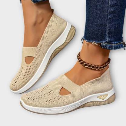 Comfortable Knit Slip-On Walking Shoes