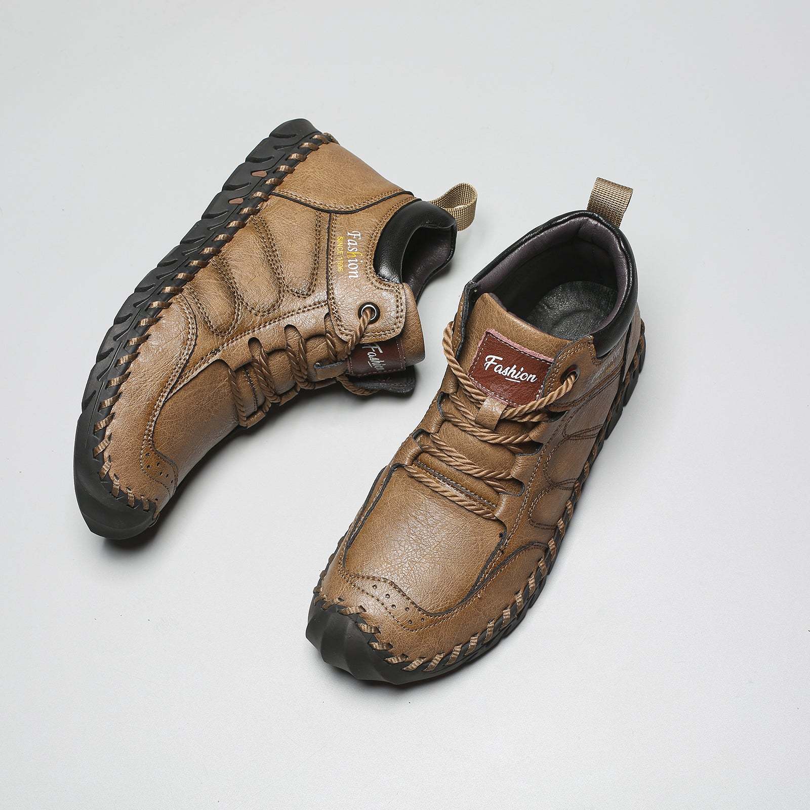 Last Day 60% OFF🔥⏱️New Arrival Promotion⏱️🔥Men's Casual Leather Good Arch Support & Non-slip Outdoor  Breathable Walking Shoes