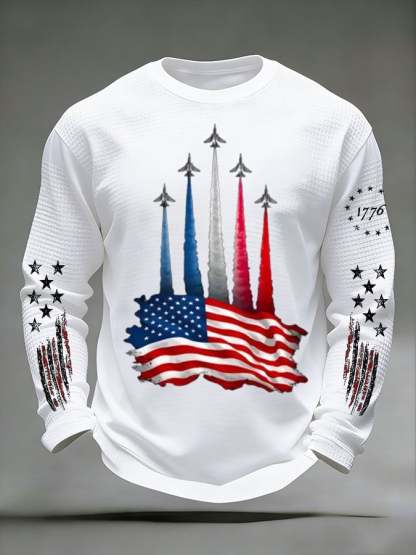 Men's 250th Anniversary Fabric Long-Sleeve T-Shirt