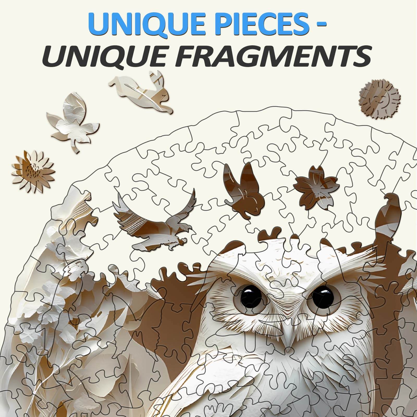 3D Owl Jigsaw Puzzle