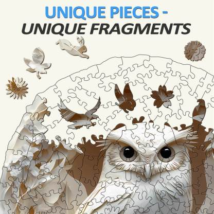 3D Owl Jigsaw Puzzle