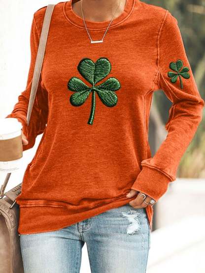 Women's St. Patrick's Day Casual Printed Sweatshirt