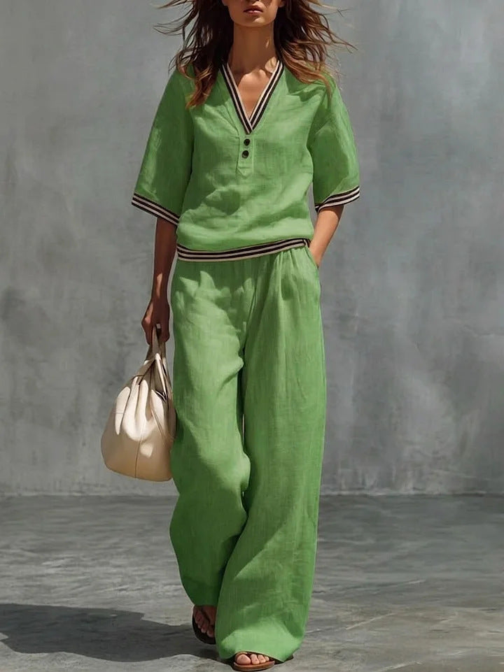 NOA™ ENSEMBLE COTON & LIN CHIC NATUREL