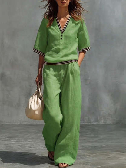 NOA™ ENSEMBLE COTON & LIN CHIC NATUREL