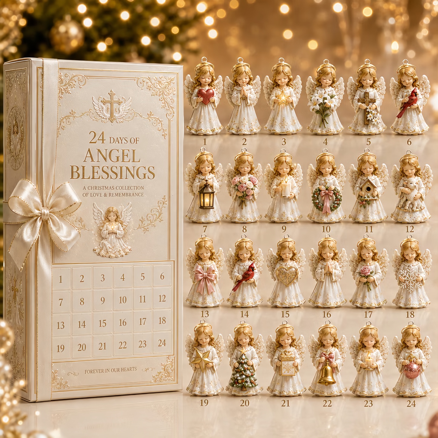 🔥24-Day Christmas Countdown Advent Calendar – Angel's Blessing