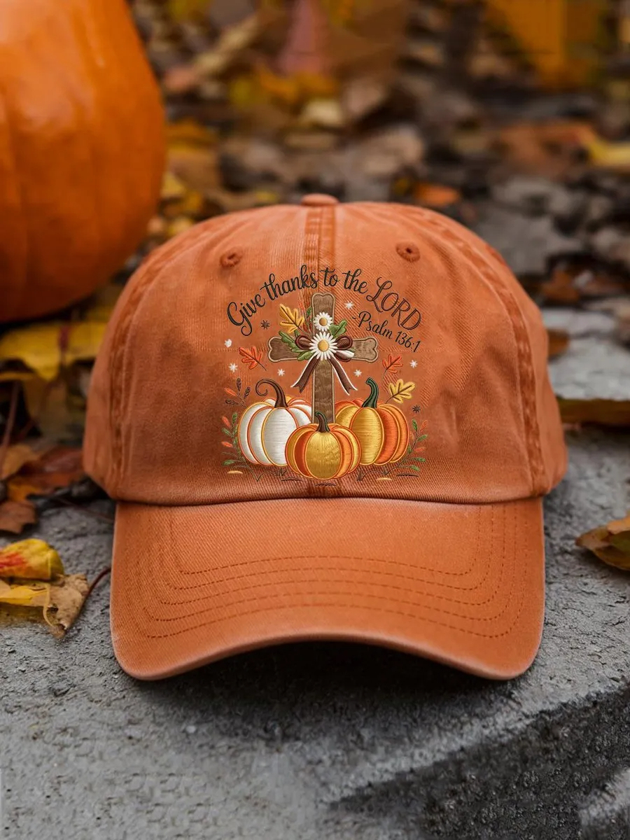 Unisex Fall Season Pumpkin Hat
