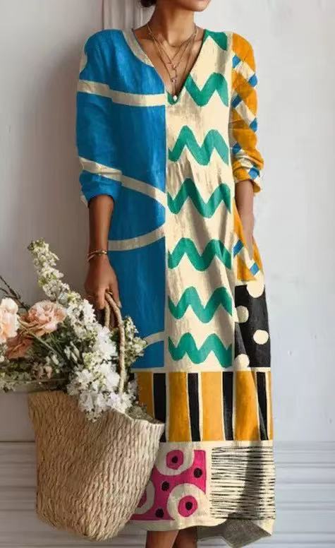Women's Printed Everyday Comfort Dress