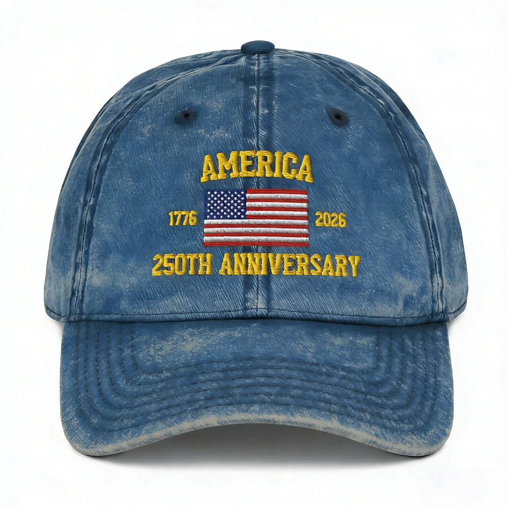 America 250th Anniversary Vintage Cotton Twill Cap
