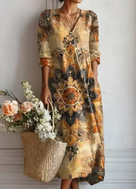 Women's Printed Everyday Comfort Dress