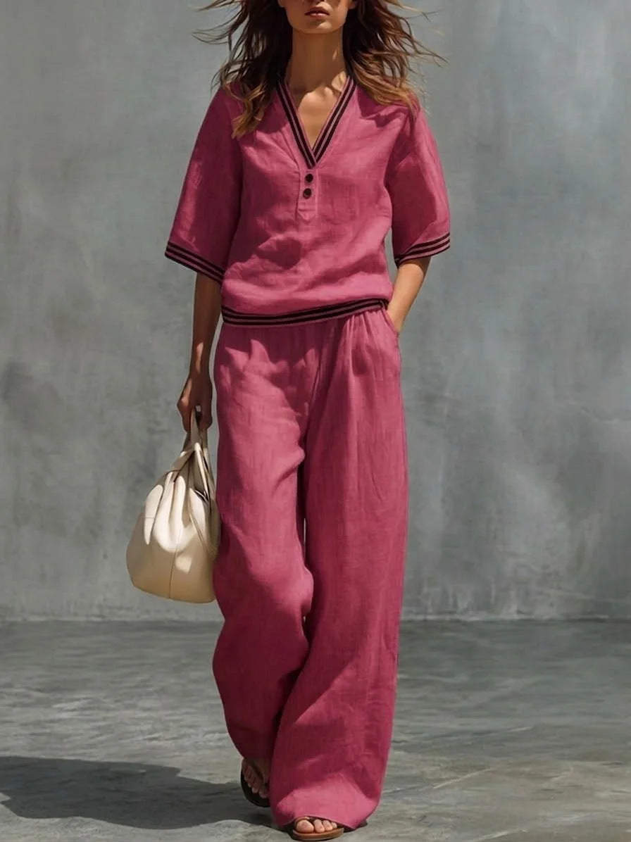 NOA™ ENSEMBLE COTON & LIN CHIC NATUREL