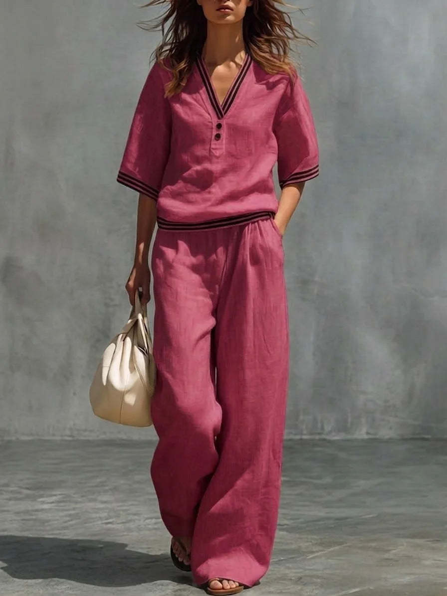 NOA™ ENSEMBLE COTON & LIN CHIC NATUREL