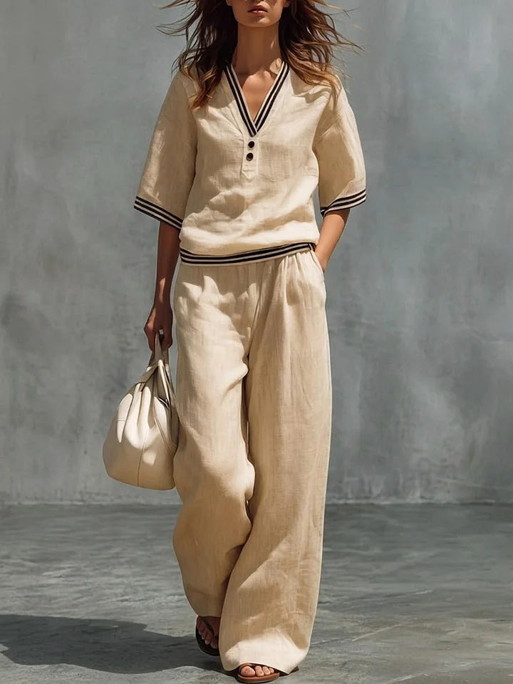 NOA™ ENSEMBLE COTON & LIN CHIC NATUREL