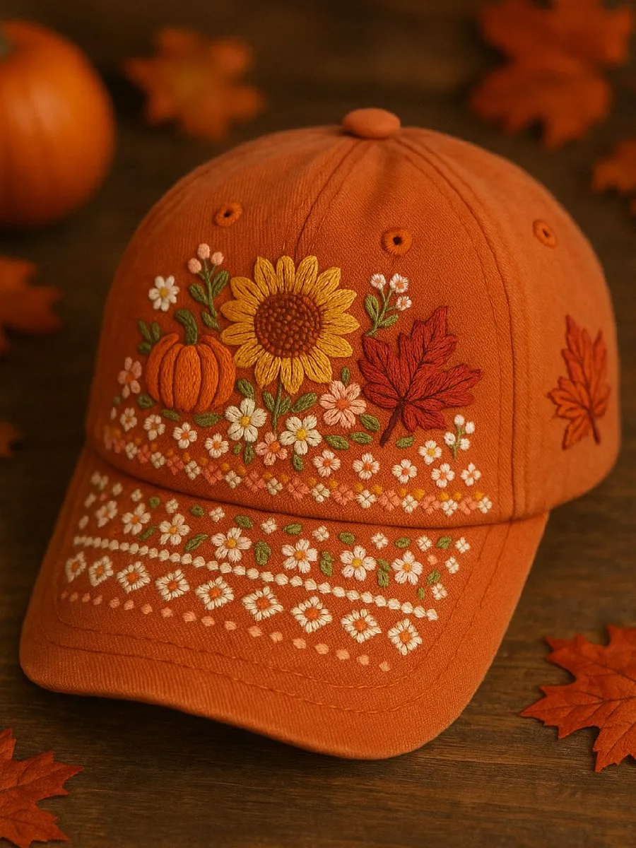 Unisex Fall Season Pumpkin Hat