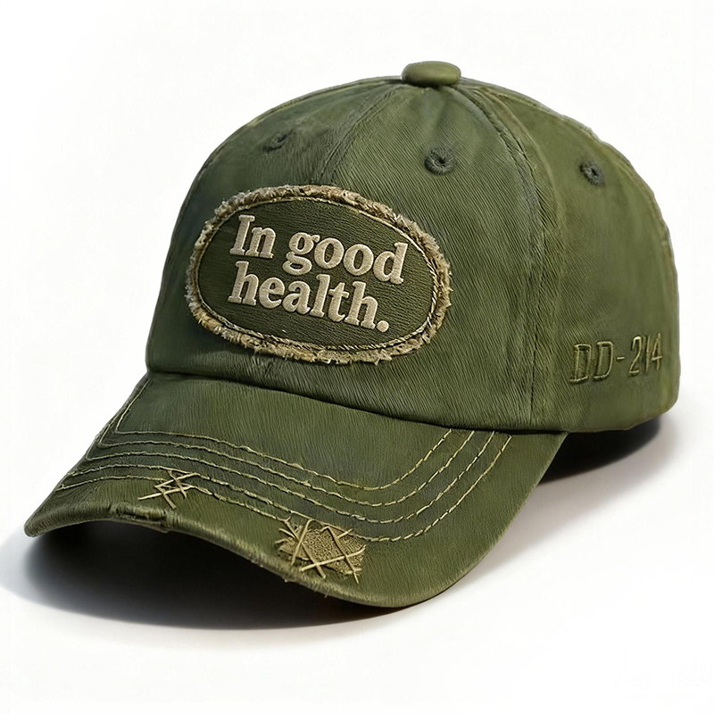 🔥LAST DAY 49% OFF -🤩"In Good Health "Vintage Baseball Cap