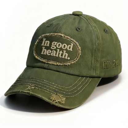 🔥LAST DAY 49% OFF -🤩"In Good Health "Vintage Baseball Cap