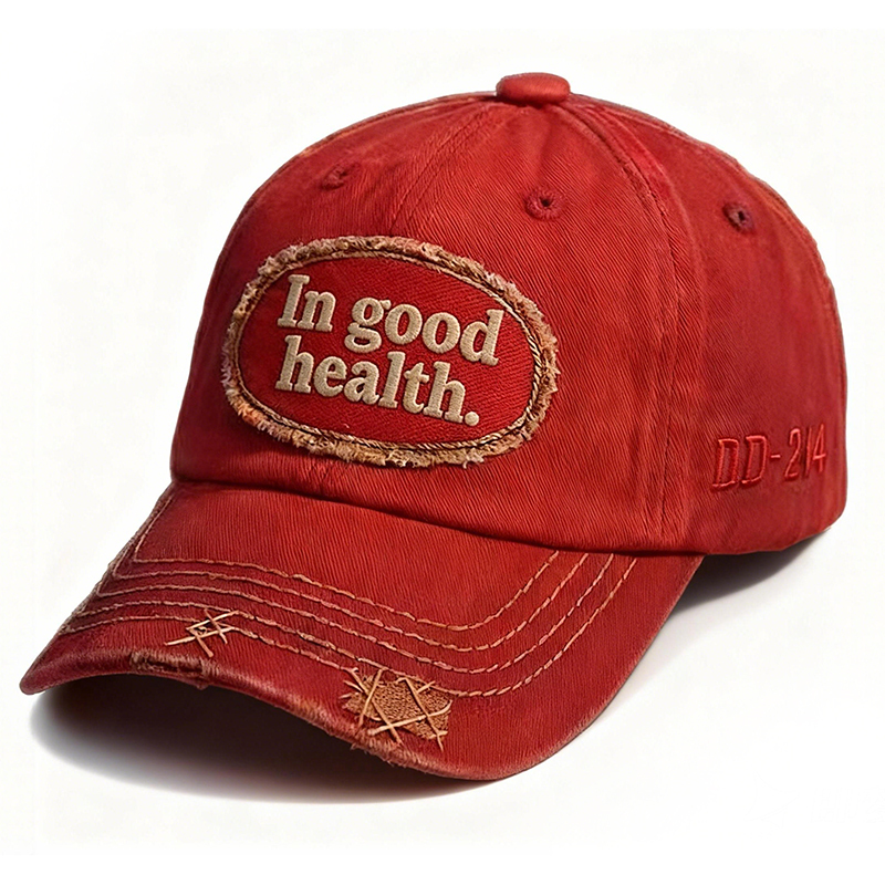 🔥LAST DAY 49% OFF -🤩"In Good Health "Vintage Baseball Cap