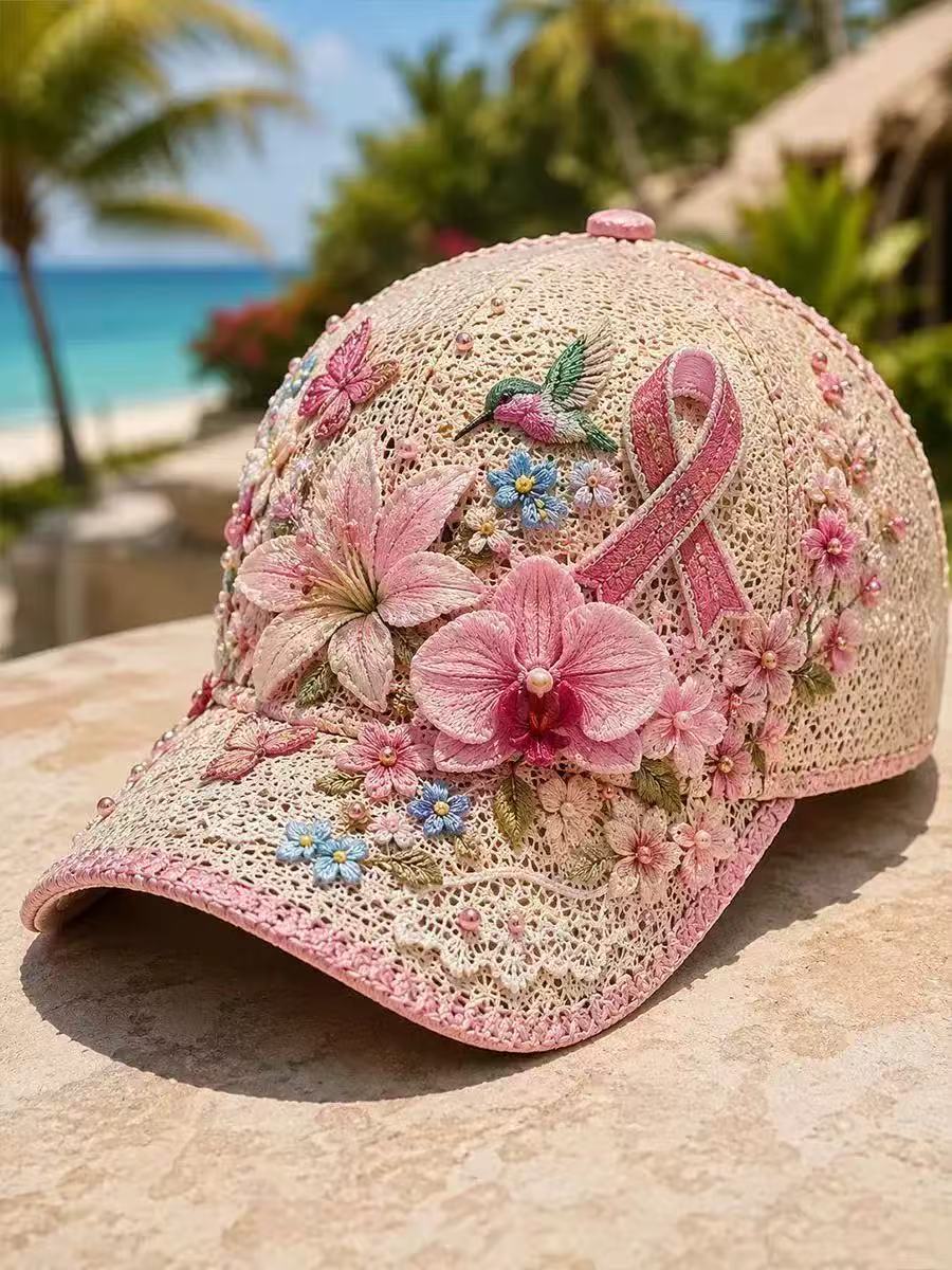 hummingbird baseball cap, sun-protective duckbill cap for spring and summer, ethnic style, versatile and fashionable.