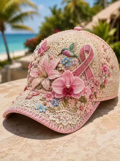 hummingbird baseball cap, sun-protective duckbill cap for spring and summer, ethnic style, versatile and fashionable.