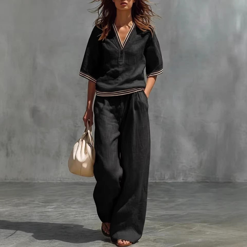 NOA™ ENSEMBLE COTON & LIN CHIC NATUREL