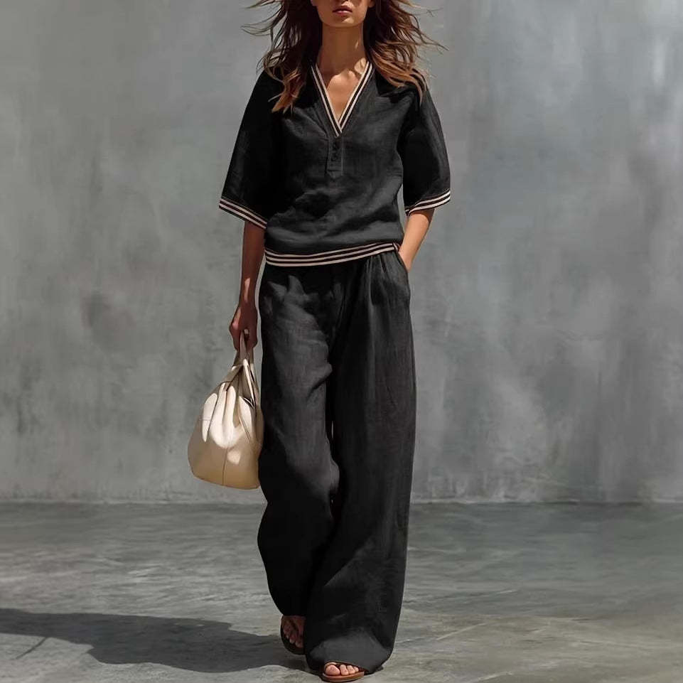 NOA™ ENSEMBLE COTON & LIN CHIC NATUREL